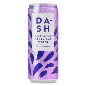 DASH Blackcurrant Infused Sparkling Water 4 x 330ml